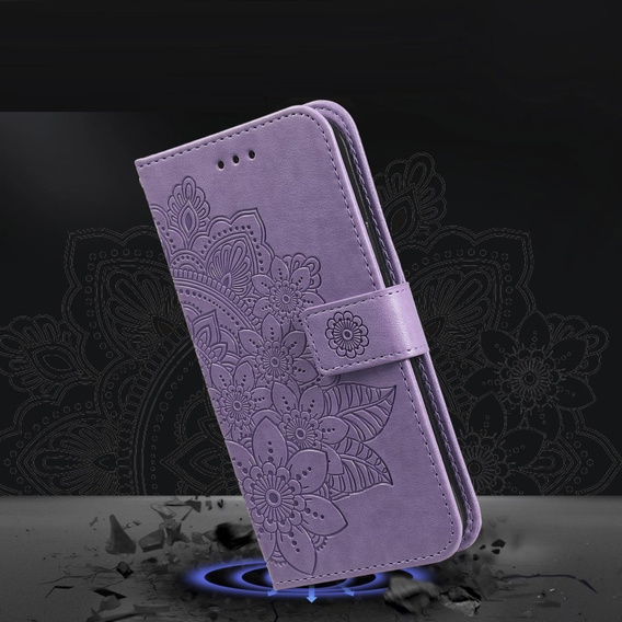 Pattintható tok a Xiaomi Redmi Note 13 Pro 5G, Mandala, lila