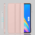 Tok iPad Pro 12.9" 2022/2021/2020 (6/5/4 gen.), Smart Pencil, tolltartóval, rózsaszín
