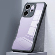 Tok Oppo Reno 14F, megerősített, átlátszó, fekete oldallapokkal