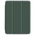 Tok iPad Pro 11 2022 / 2021 / 2020, Smartcase Hybrid, tolltartó résszel, sötétzöld