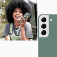 Telefontok a Samsung Galaxy S22 5G, Silicone Lite, sötétzöld