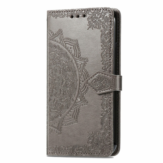Pattintható tok a Motorola Moto G24 / G24 Power / G04, Mandala, szürke