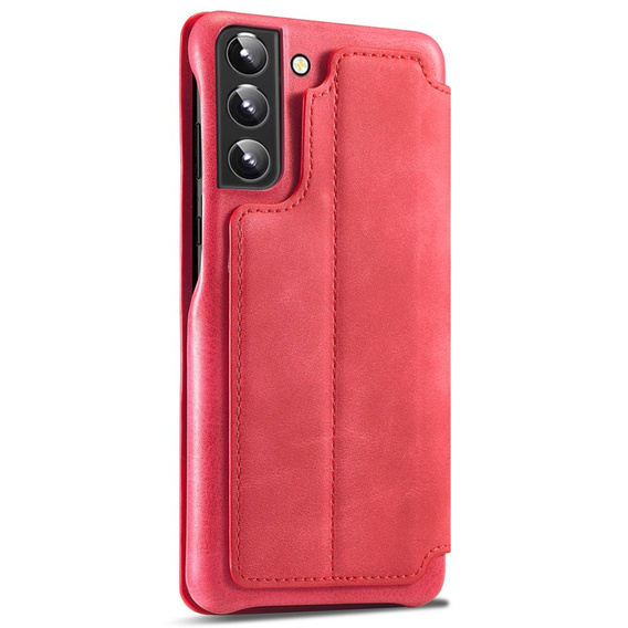 Pattintható tok a Samsung Galaxy S22+ Plus 5G, LC.IMEEKE, piros