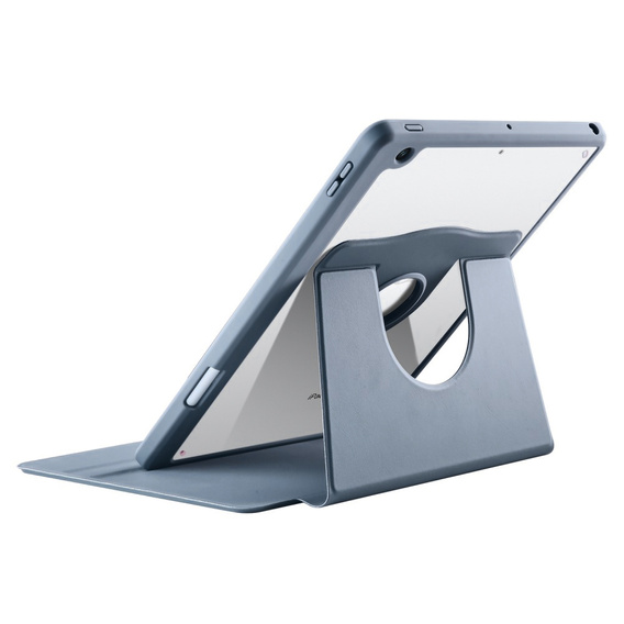 Tok iPad 10.2" 2021/2020/2019 (9/8/7 gen.), tolltartóval, 360°-os forgatható, lila