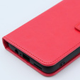 Pattintható tok a Motorola Moto G54 5G, Crazy Horse Wallet, piros