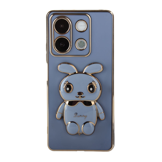 Tok Xiaomi Redmi Note 13 5G, Rabbit, kék + Edzett üveg 9H