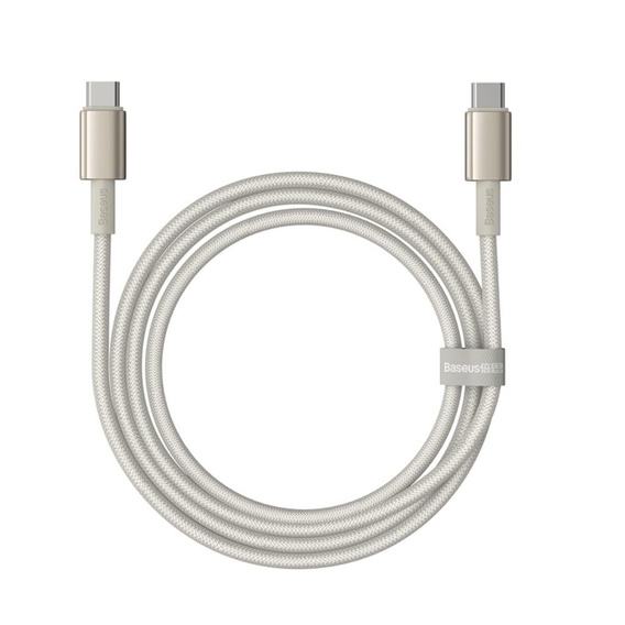 Baseus Tungsten Gold USB-C-USB-C kábel 100 W, 1 m – Titanium Galaxy, arany