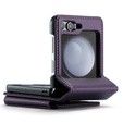 CASEME flip tok Samsung Galaxy Z Flip5 5G, Litchi Wallet, lila