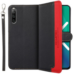 Pattintható tok a Sony Xperia 10 IV, KHAZNEH RFID Case, fekete