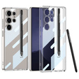 Tok Samsung Galaxy S25 Ultra, GKK Clear Case, stylusszal, átlátszó
