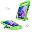 Gyermek tok Lenovo Tab M10 10.1 Gen 3, gyermek tok fogantyúval, zöld