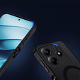 Tok Xiaomi Redmi Note 14 5G-hoz, MagSafe, ERBORD Matt Case, fekete + képernyőüveg