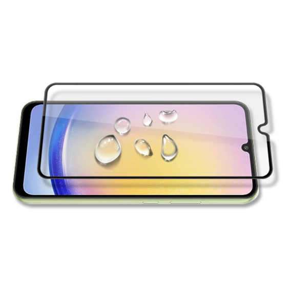 Mocolo Full Glue edzett üveg a következőkhöz Samsung Galaxy A25 5G, fekete keret