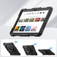 Páncélozott tok Lenovo Tab M11 iPad Pro 12.9 1, védő 360, hely a tollnak, fekete