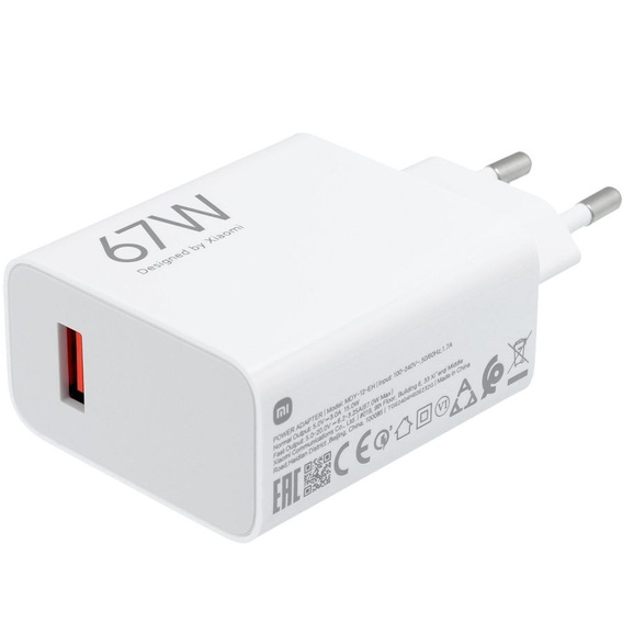 Eredeti Xiaomi GaN HyperCharge 67 W hálózati töltő