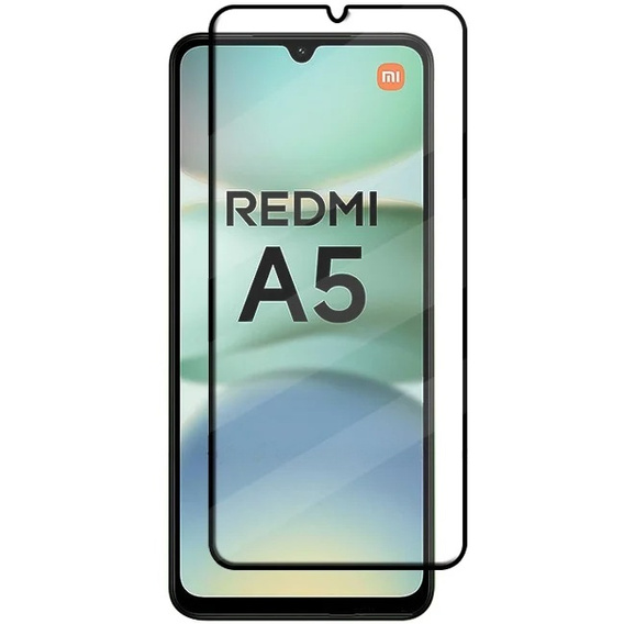 3D edzett üveg Xiaomi Redmi A5 készülékhez, fekete keret
