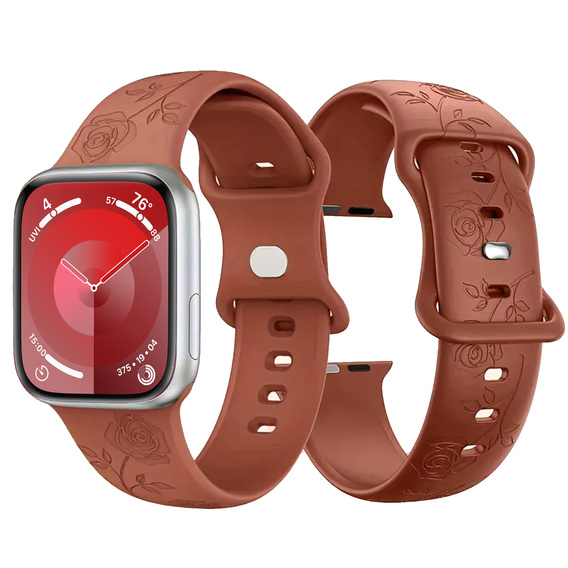Szilikon szíj Apple Watch 1/2/3/4/4/5/6/7/8/9/SE/ULTRA/ULTRA 2 42/44/45/45/49MM órához