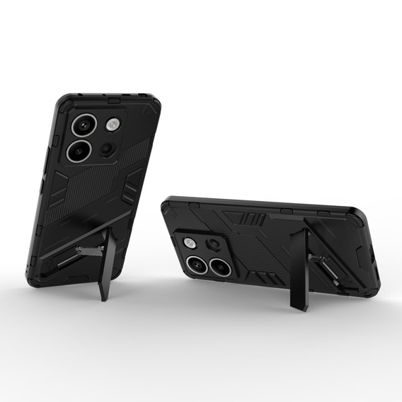 Tok Xiaomi Redmi Note 13 Pro 5G, Military kickstand, fekete