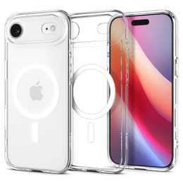 Spigen Ultra Hybrid MagSafe tok iPhone Air készülékhez, átlátszó/fehér