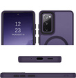 Tok Samsung Galaxy S20 FE-hoz, MagSafe, ERBORD Matt Case, sötétlila + képernyőüveg