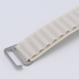 Nylon szíj Apple Watch 1/2/3/4/4/5/6/7/8/SE/ULTRA 42/44/45/45/49mm, bézs színű