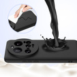 Telefontok a Xiaomi 15 Ultra, Silicone MagSafe, fekete