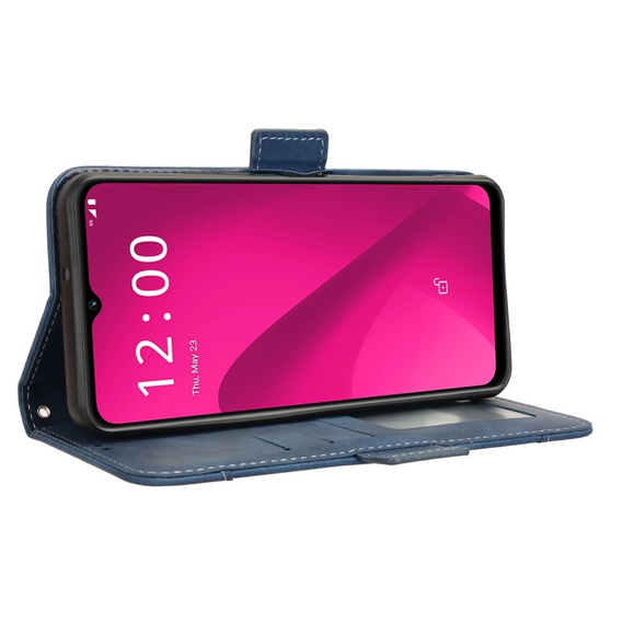 Pattintható tok a T Phone 2 5G, Card Slot, sötétkék