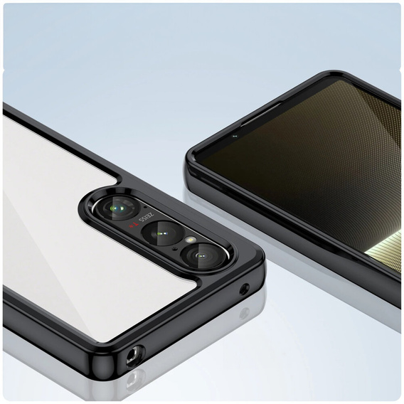 Telefontok a Sony Xperia 1 VI, Fusion Hybrid, átlátszó / fekete