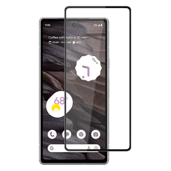 Mocolo Full Glue edzett üveg a következőkhöz Google Pixel 8A, fekete keret