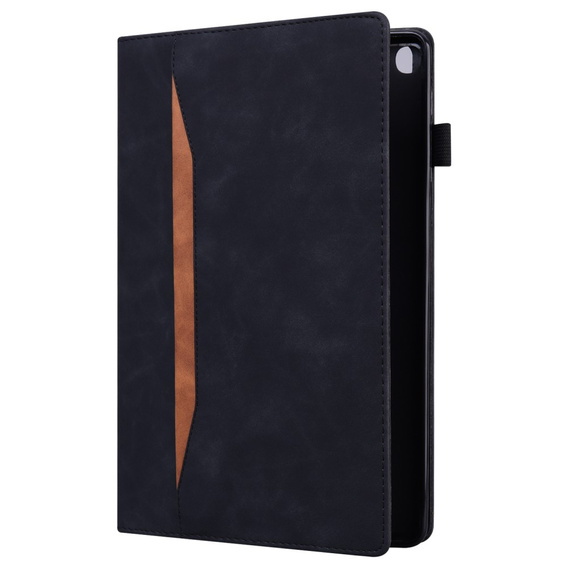 Tok Samsung Galaxy Tab A9, Classic, tolltartóval, fekete