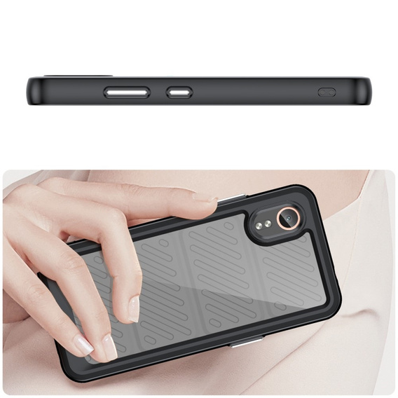 Telefontok a Samsung Galaxy Xcover 7, Fusion Hybrid, átlátszó / fekete