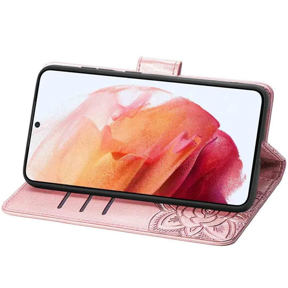 Pattintható tok a Oppo Reno 12, Butterfly, rózsaszín rose gold
