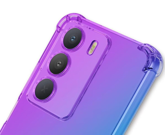 Tok Realme C71, Gradient Dropproof, Lila / kék