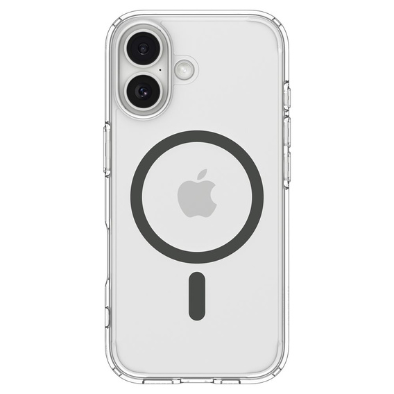 Spigen Ultra Hybrid MagSafe tok iPhone 17 készülékhez, átlátszó/grafit