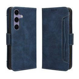 Pattintható tok a Samsung Galaxy S25 FE, Card Slot, sötétkék