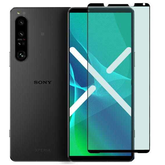 3D edzett üveg Sony Xperia 1 IV készülékhez, kék