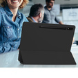 Tok Samsung Galaxy Tab S10+ Plus, Smartcase tolltartóval, fekete