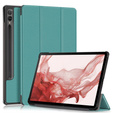 Tok Samsung Galaxy Tab S9 Plus, Smartcase tolltartóval, zöld