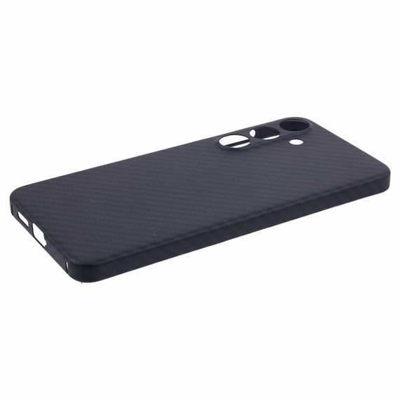 Tok Samsung Galaxy S24 FE, Aramid Fiber Cover, fekete