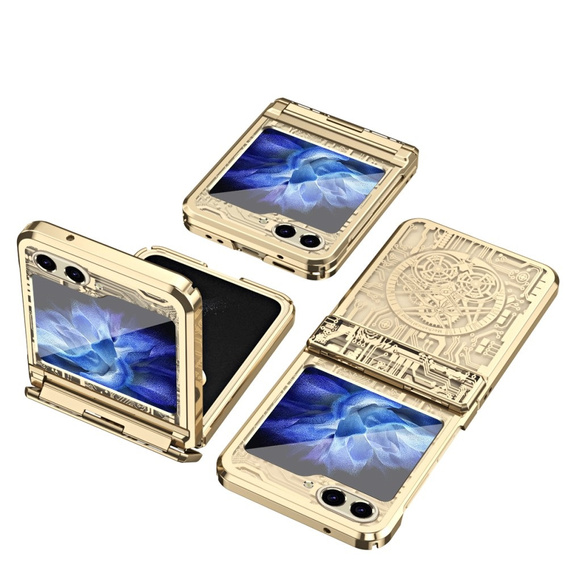 Tok Samsung Galaxy Z Flip7 FE / Z Flip6, Mechanical Legend, arany