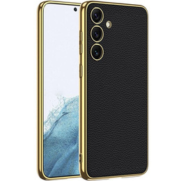 Telefontok a Samsung Galaxy S24, GKK Leather, fekete