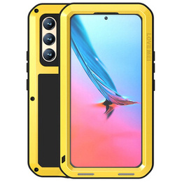 Love Mei Telefontok a Samsung Galaxy S22, armored with glass, sárga