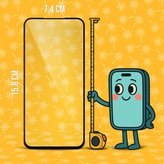 9D Flexi Palm kerámiaüveg Samsung Galaxy A35 5G készülékhez