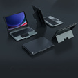 Tok + billentyűzet Galaxy Tab S9+, NILLKIN Bumper Pen Slot, fekete