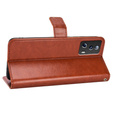 Pattintható tok a Xiaomi 13 Lite, Crazy Horse Wallet, barna