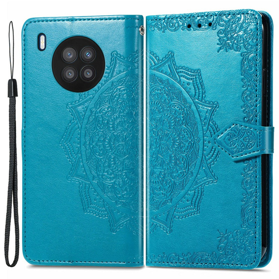 Pattintható tok a Huawei nova 8i, Mandala, kék