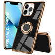 Telefontok a iPhone 13 Pro Max, Electro Ring, fekete