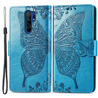 Pattintható tok a Xiaomi Redmi 9, Butterfly, kék