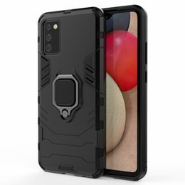 Telefontok a Samsung Galaxy A02S, Kickstand Ring, fekete