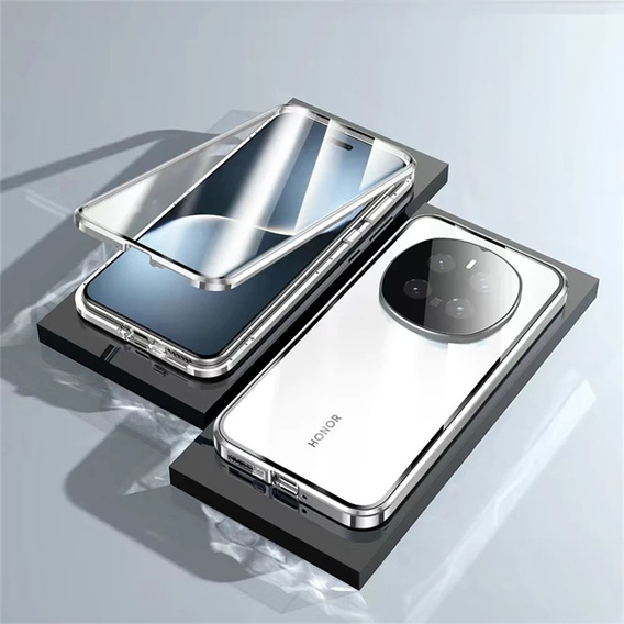 Tok Honor Magic 7 Pro, Magnetic Dual Glass, ezüst